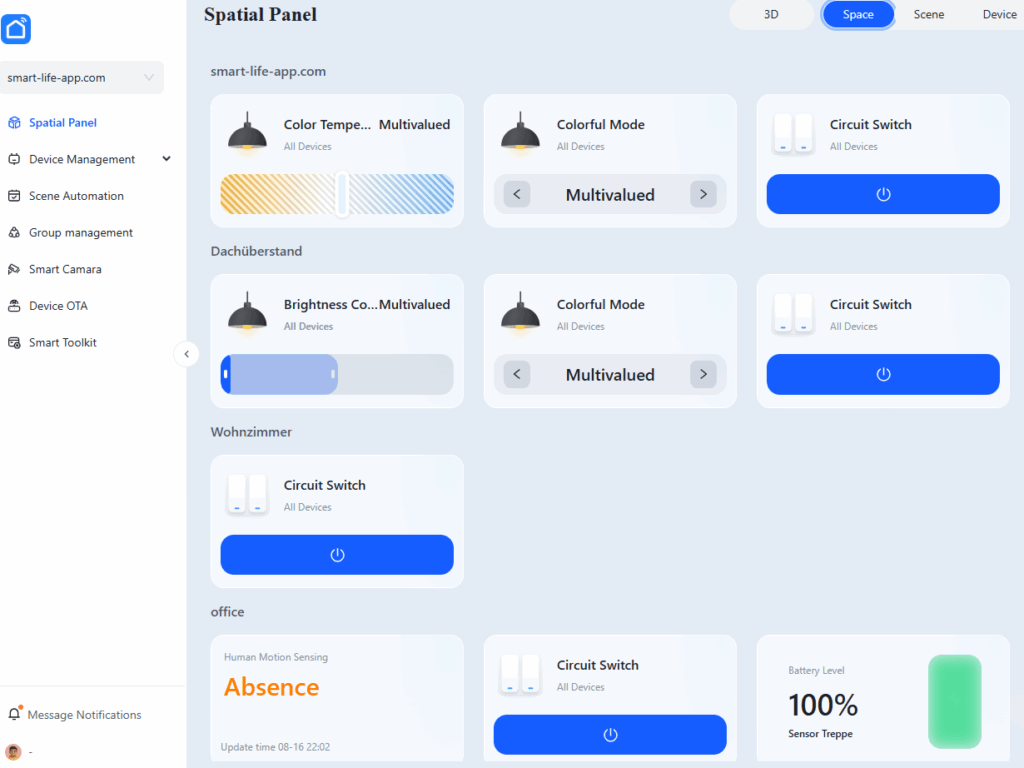 dashboard_demo_smart_life